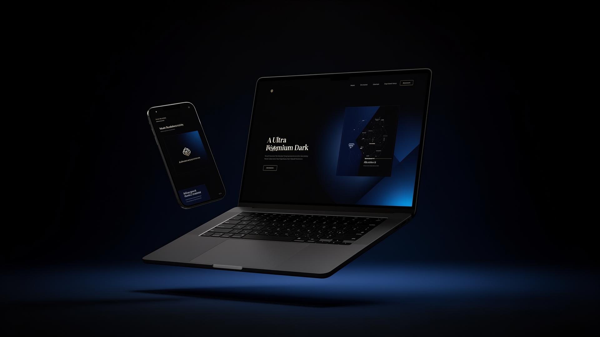 Premium website mockup designed by WebVision Studios